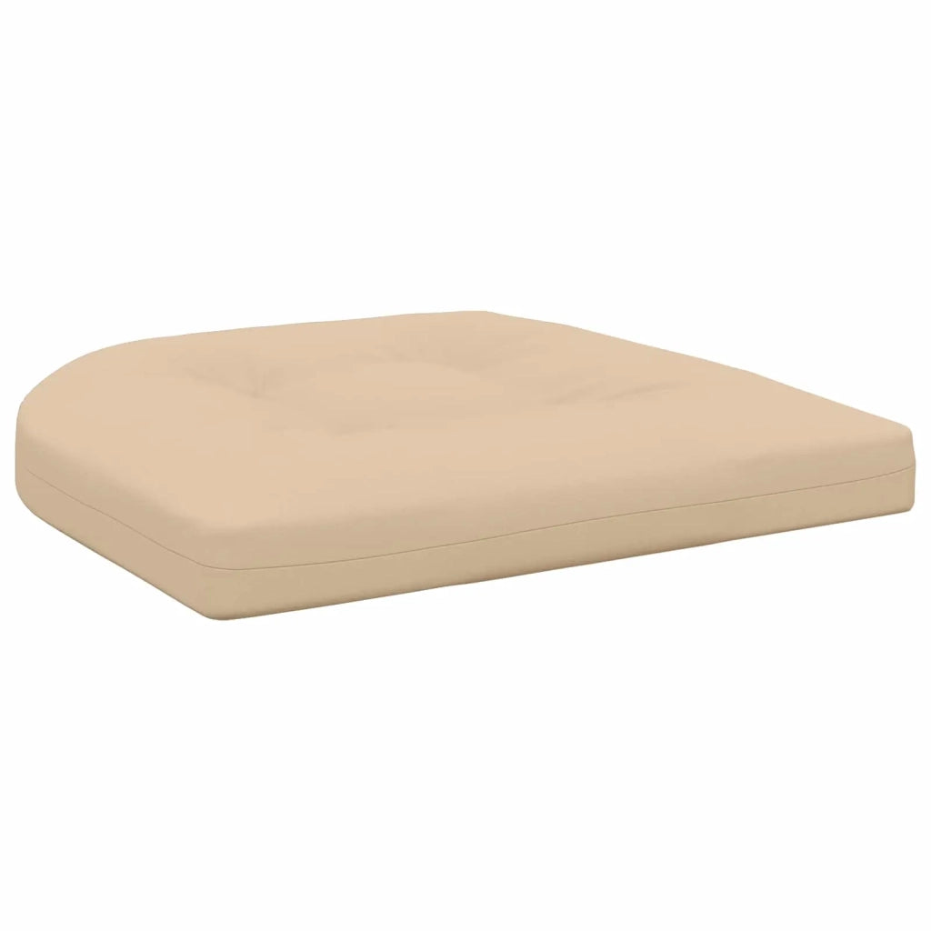 Cuscini per Sedia in 4 Pezzi 4 pz 100% Poliestere Crema 945321