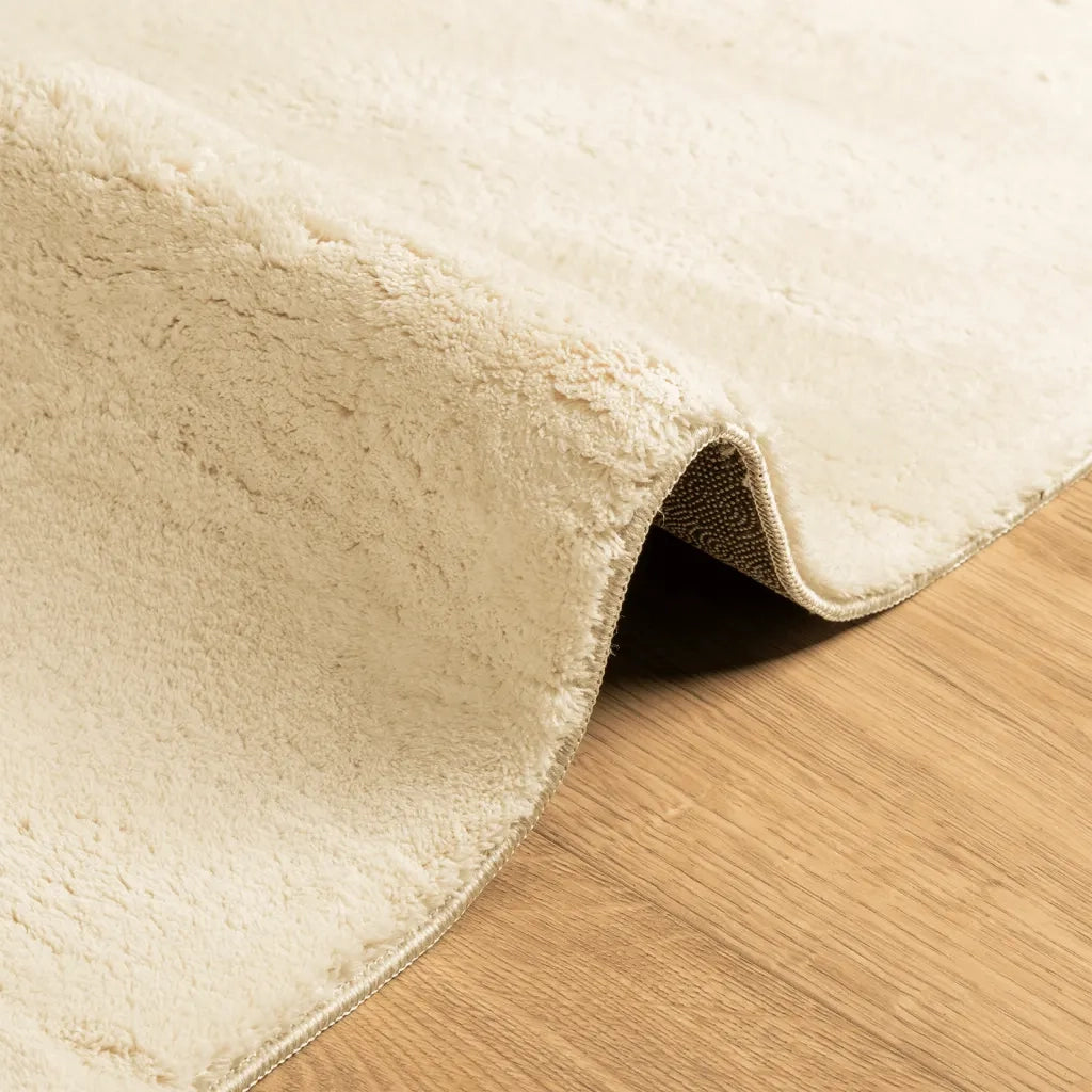 Tappeto del soggiorno | Tappeto a Pelo Corto HUARTE Morbido e Lavabile Crema 200x280 cm