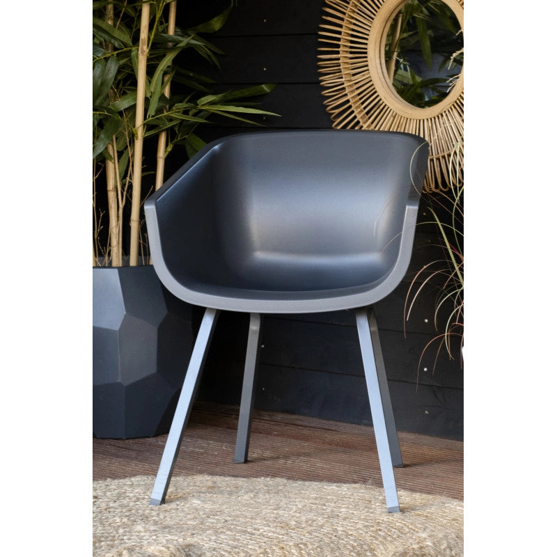 Set di 2 sedie AMALIA Element Alu HARTMAN - Antracite
