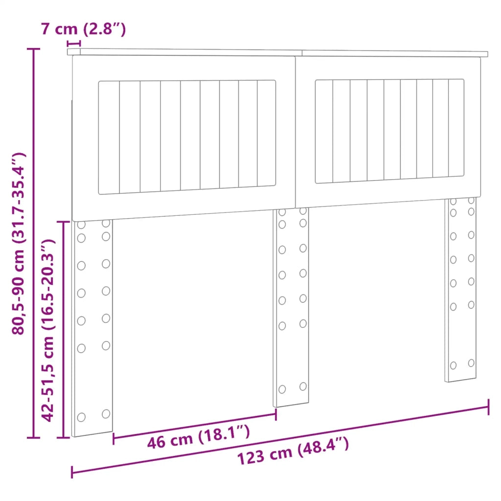 Testiera | Testata Rovere Marrone Legno multistrato