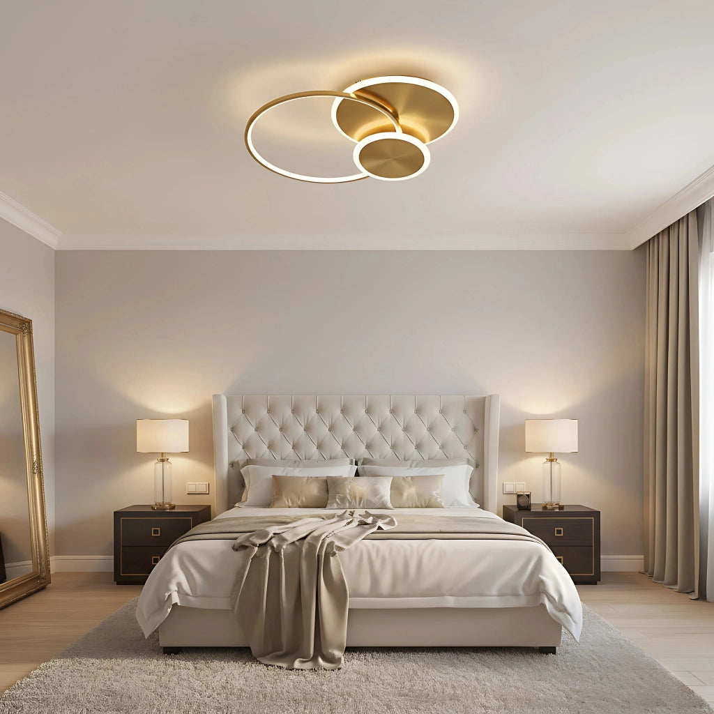 Lampada Da Soffitto App1711-c Brush Gold Led