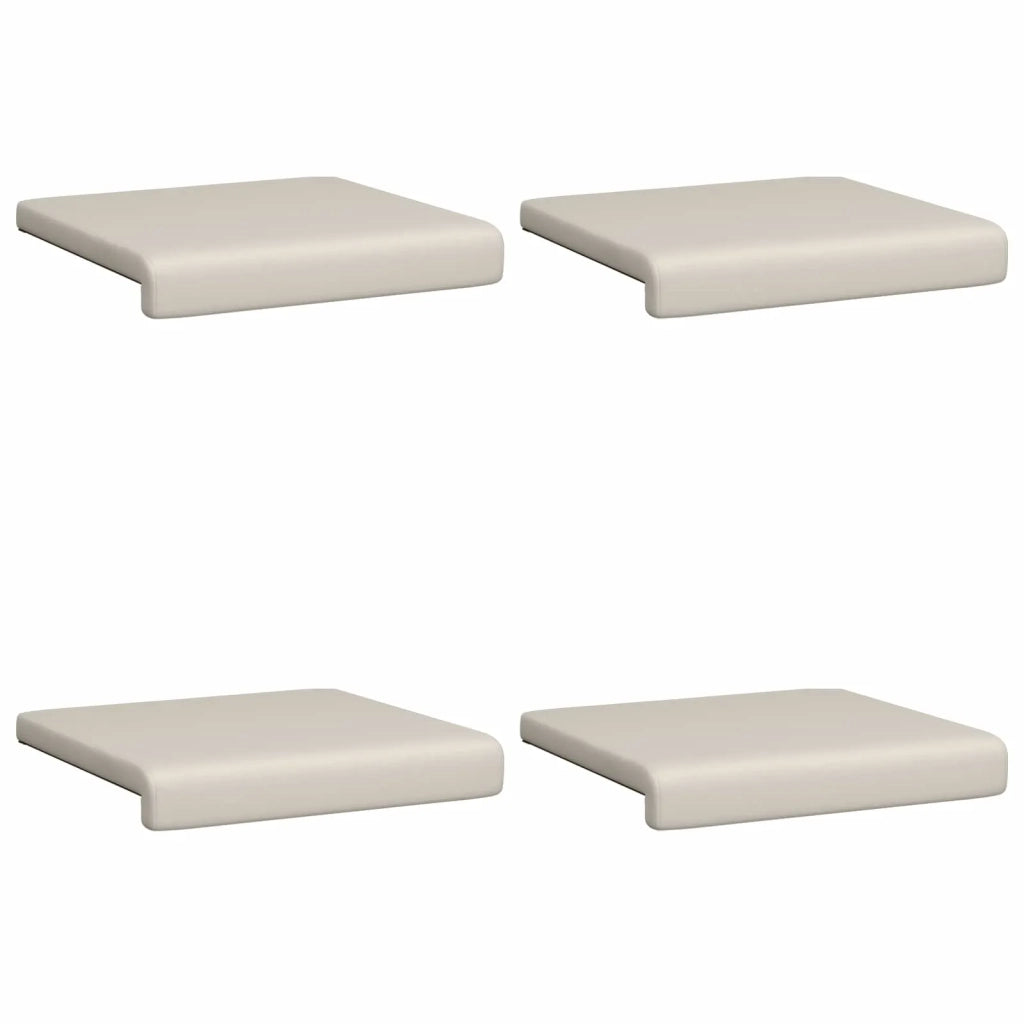 Cuscino per panchina 4 pcs Velvet testurizzato Avena 42043156