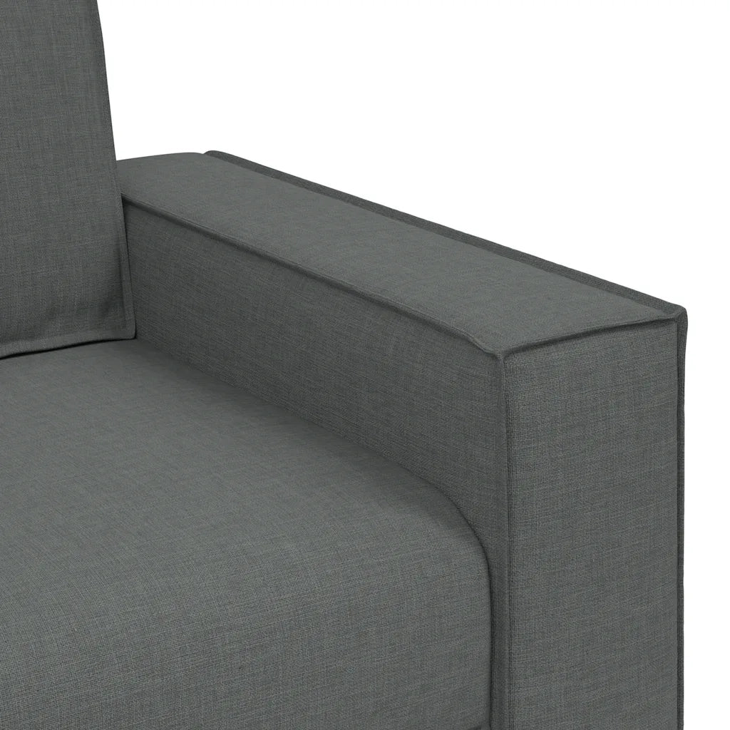Poltrona Divano Grigio Scuro 100x78x84 cm Tessuto 4104961