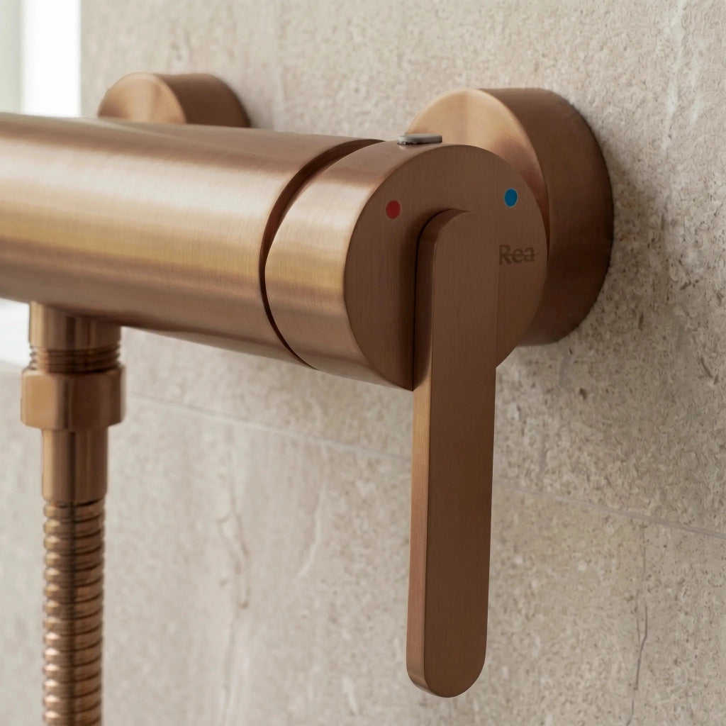 Rubinetto Per Vasca Rea Ontario Side Brush Copper