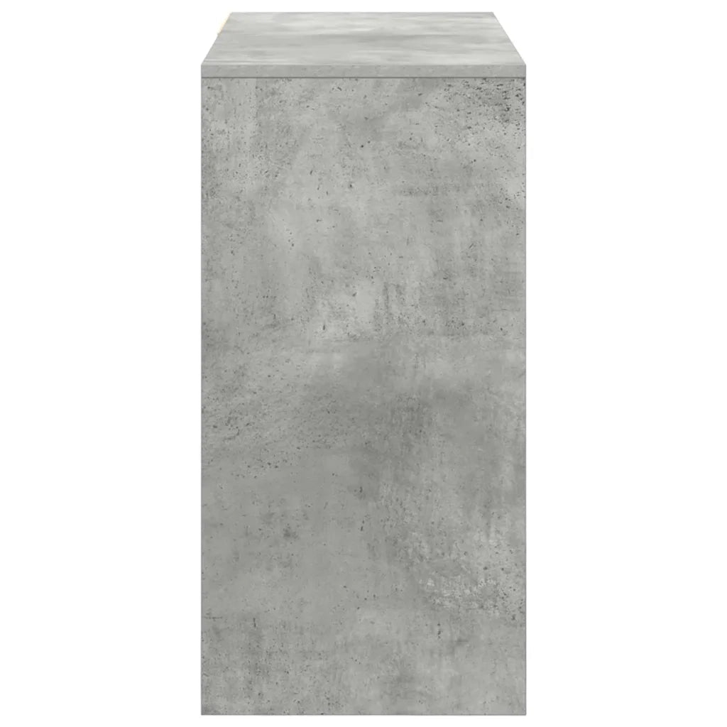 Scrivania Grigio cemento 90 x 37.5 x 75 cm Legno multistrato 869493