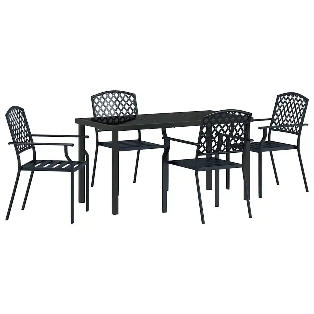 Set da Pranzo per Giardino 5 pcs Antracite 3379305