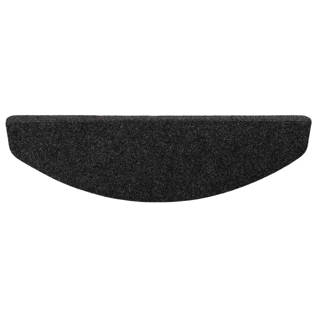 Tappetini per scale autoadesivi 15 pcs Nero 80 x 28 x 3,5 cm 42040595