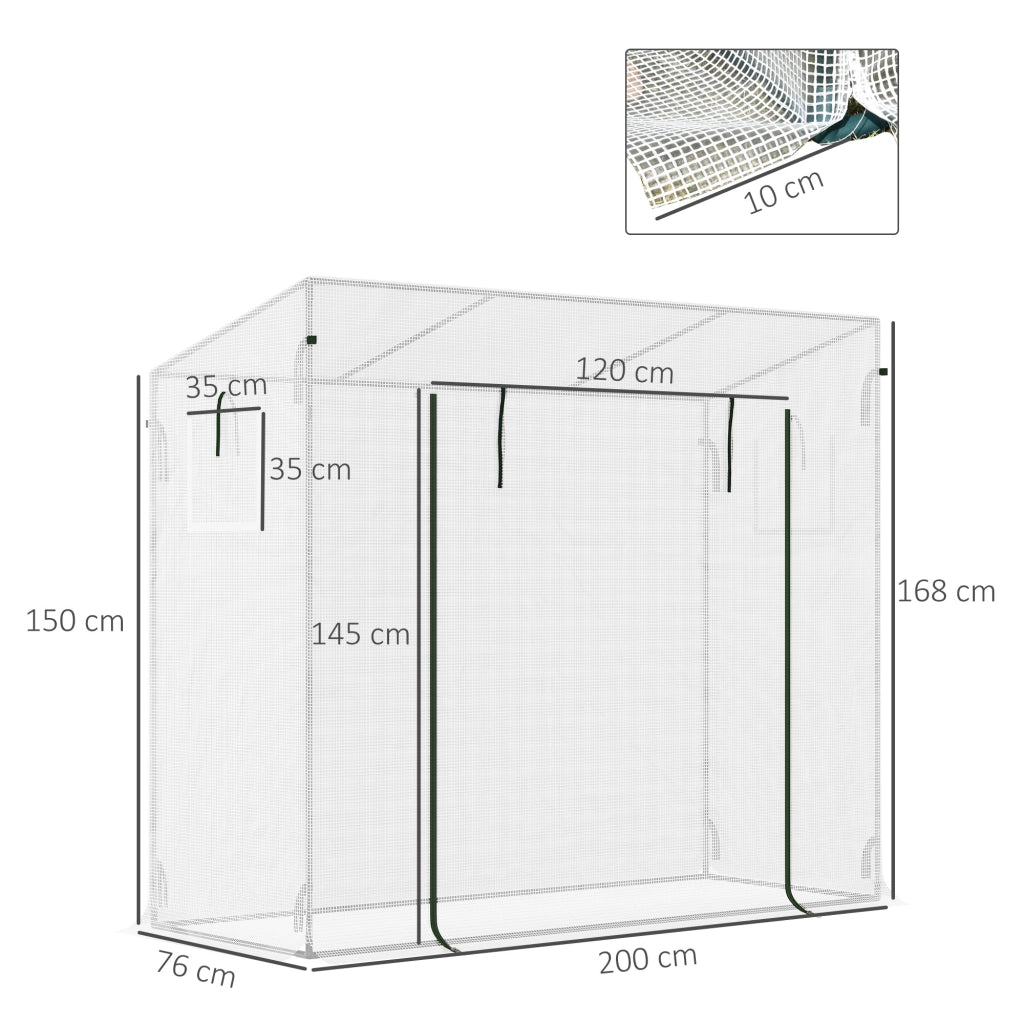Serra da Giardino ¨C Minimal ¨C Bianco 200x76x168 cm
