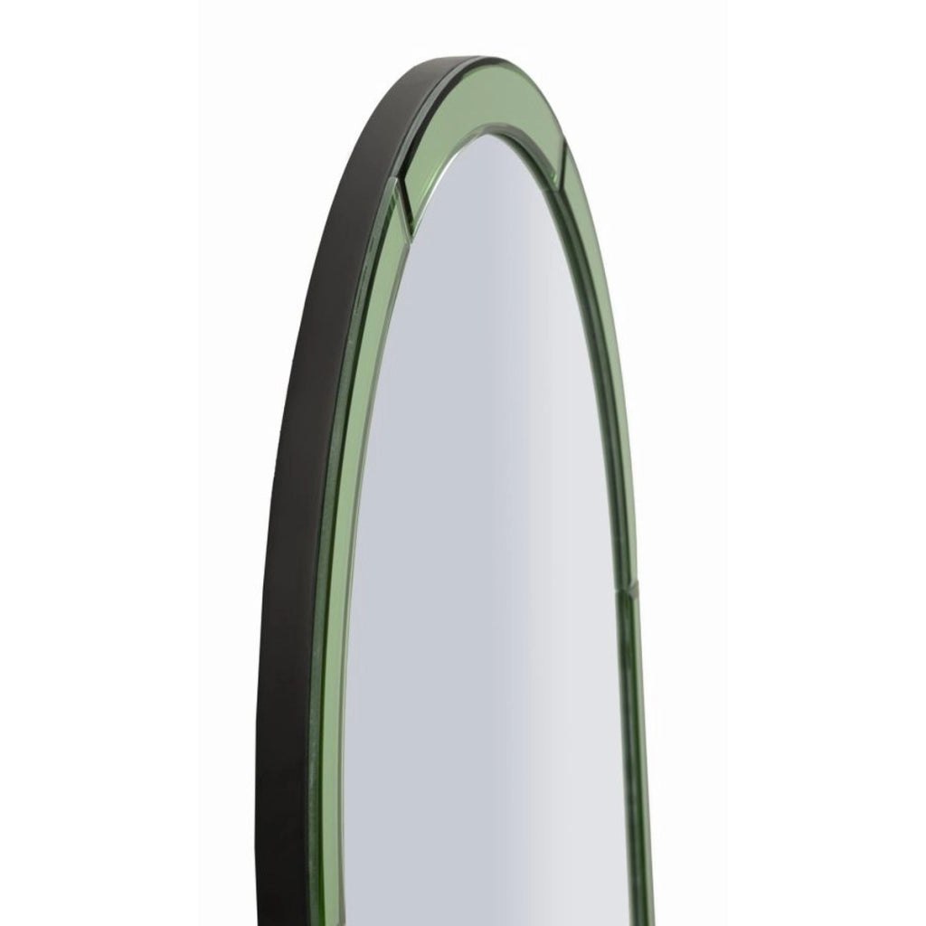 Specchio con Cornice VKH698, Verde, MDF, 150x55x2 cm