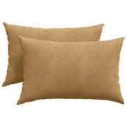 Cuscini da Divano 2 pz | Cuscini per sedie Marrone 60 x 40 cm Tessuto in Cords