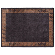 Tappeto del soggiorno | Tappeto Lavabile Nero e Oro 400x300 cm