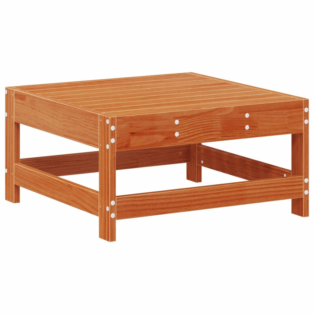 Set Lounge da Giardino 10 pcs Marrone Cera