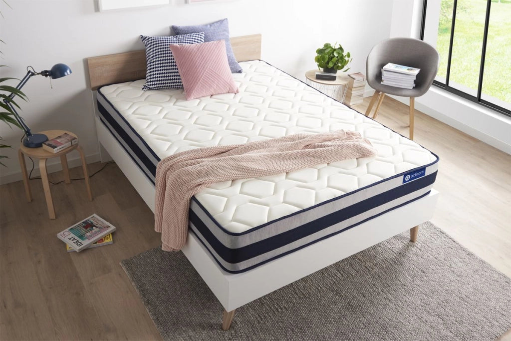 Materasso Actilatex ergo 120x195cm - Spessore : 24cm - Lattice e memory foam - Rigido