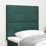 Testiera LED con strisce LED Verde 90 cm Velluto 3338407