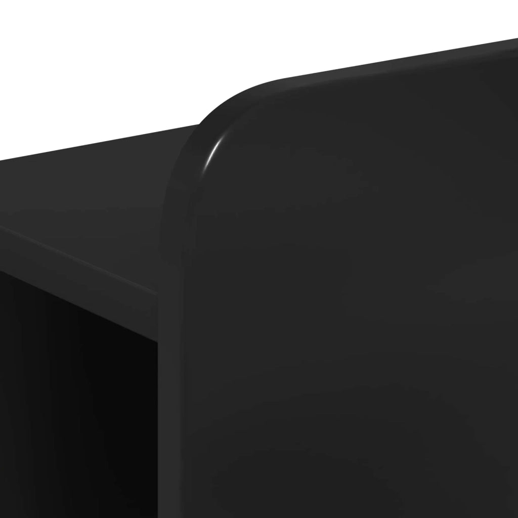 Testiera | Testata del letto Nero 135 x 18,5 x 80 cm Legno ingegnerizzato