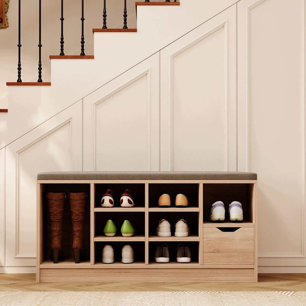 Scarpiera con panca da 100 cm