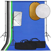 Kit per studio fotografico con light box fondale e riflettore nero 02_0042500