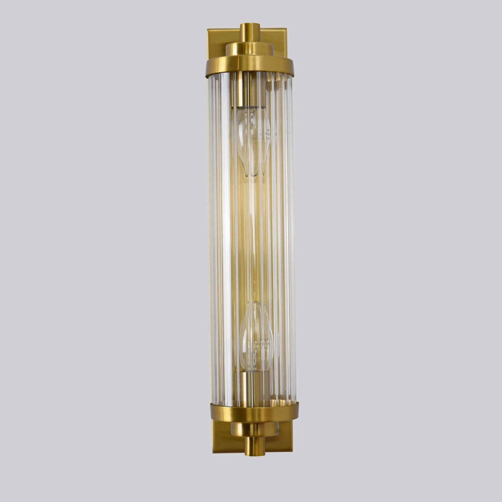 Applique Lorenzo oro 2xE14 vetro metallo Light Prestige