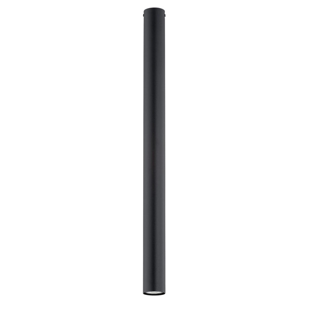 Faretto soffitto nero tondo 80cm GU10 8W Emibig TECNO