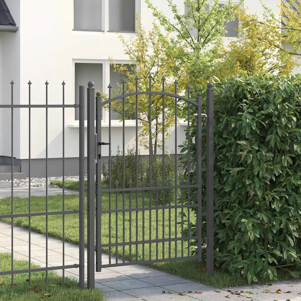 Cancello della recinzione con punte EMMEN 170 x 100 cm CFW4965278