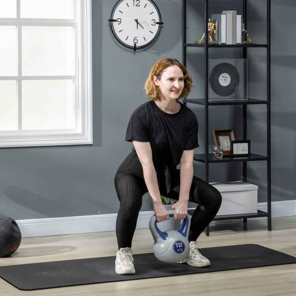Kettlebell 12 kg ¨C zephmum ¨C blu 24x17x28 cm
