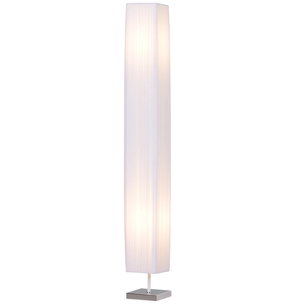 Lampada da Terra ¨C Minimal ¨C Bianco 14x14x120 cm