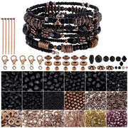 Kit per creare 1640 armbandhi con grani neri