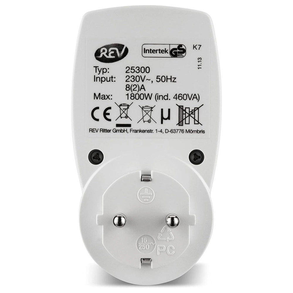 Timer Digitale Giornaliero/Settimanale – Presa Schuko 1800W Made in Germany