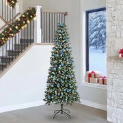 Albero di Natale artificiale con 300 LED Verde 240 cm