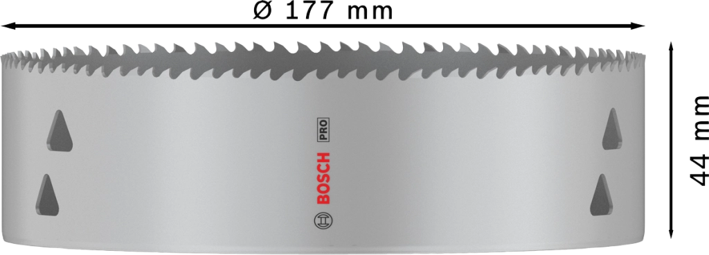 SEGA A TAZZA MULTIMATERIALE BOSCH PRO diametro 177 mm 2608901546