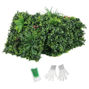 Set 6 Siepi Artificiali ¨C Minimal ¨C Verde 50x50 cm