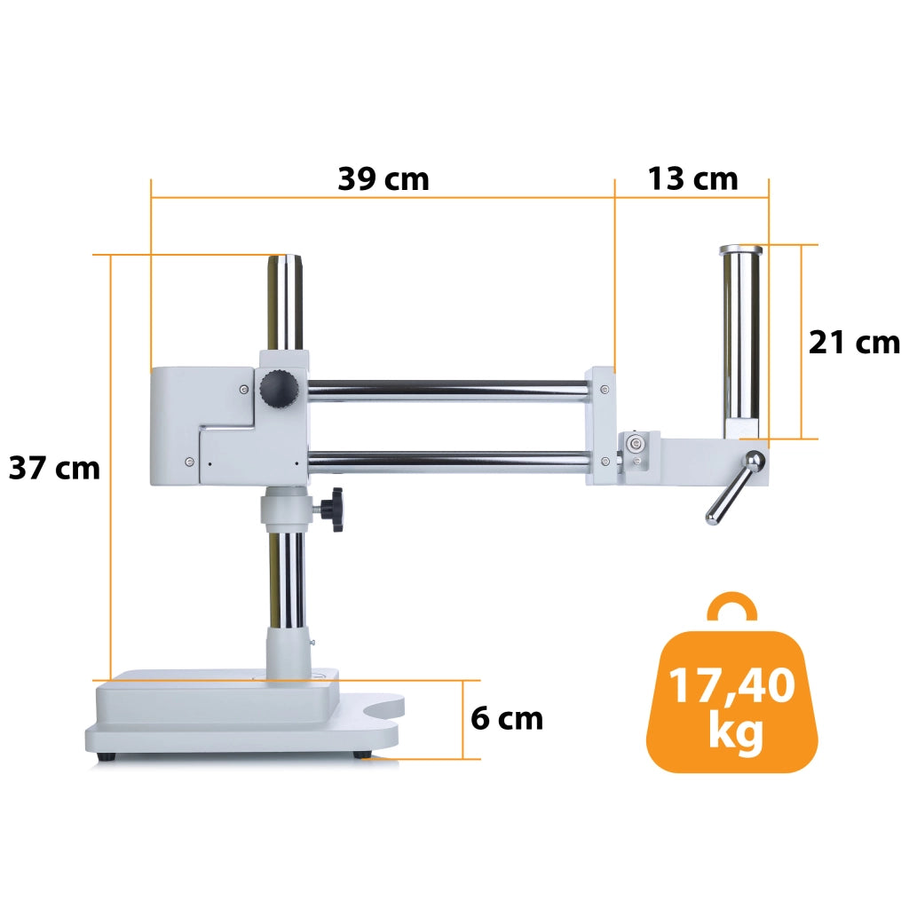 Supporto per Microscopio Stereoscopico Rosfix SDMS1 – Braccio Mobile, Altezza Regolabile 380 mm