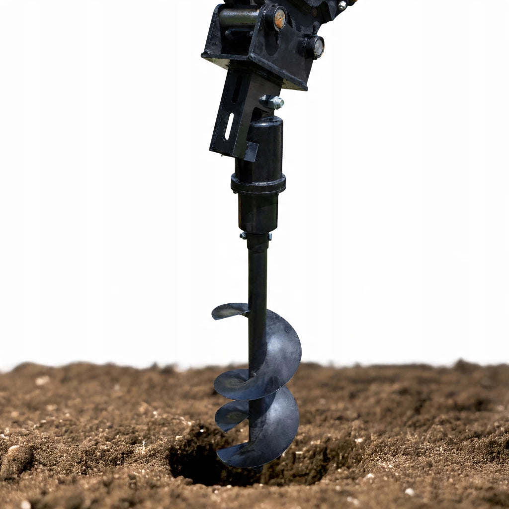 Trivella Idraulica per Escavatore 4T – Punta 30x110 cm | Costruzione Robusta, Montaggio Rapido