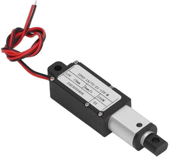 Micro-aandrijving lineare elettrica - 150 N - Rapida e compatta - 12 V DC - Mini-aandrijving per movimento lineare - Adatta a diverse applicazioni...