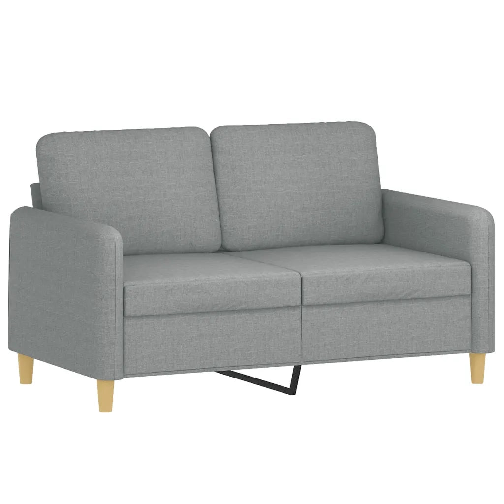 Set di Divani 3 pz con Cuscini Grigio Chiaro in Tessuto 3202126