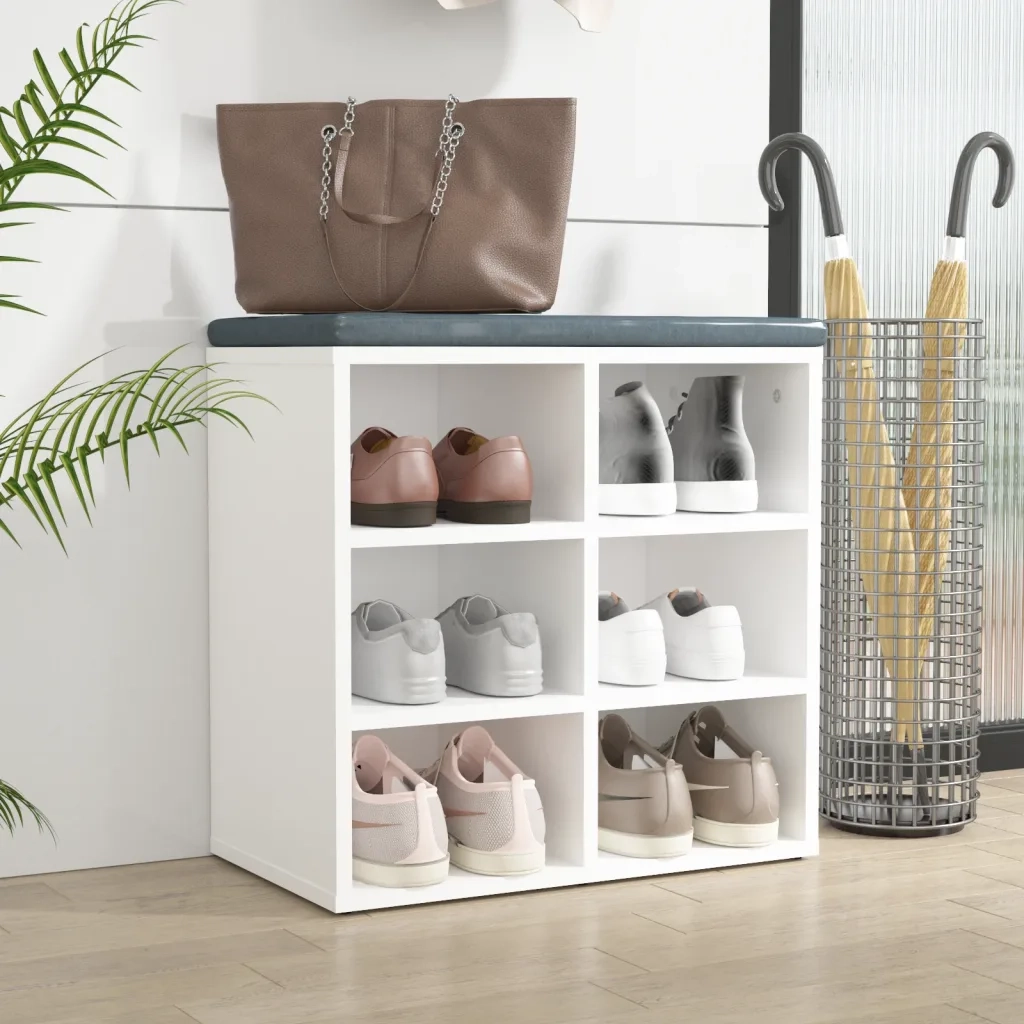Scarpiera | Mobile per scarpe Bianca 52,5x30x50 cm