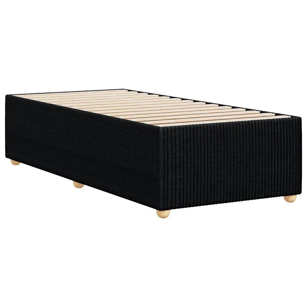 Giroletto senza Materasso Nero 100x200 cm in Tessuto 3284916