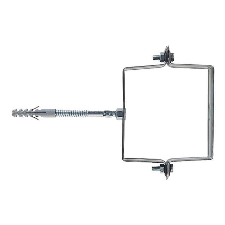 COLLARE PER PLUVIALE QUADRO 80x80 mm - 2 pezzi