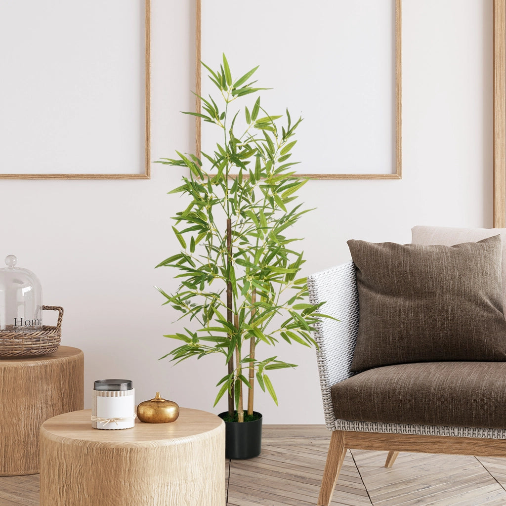 Bamb¨´ artificiale ¨C Xylo ¨C 120 cm con vaso decorativo