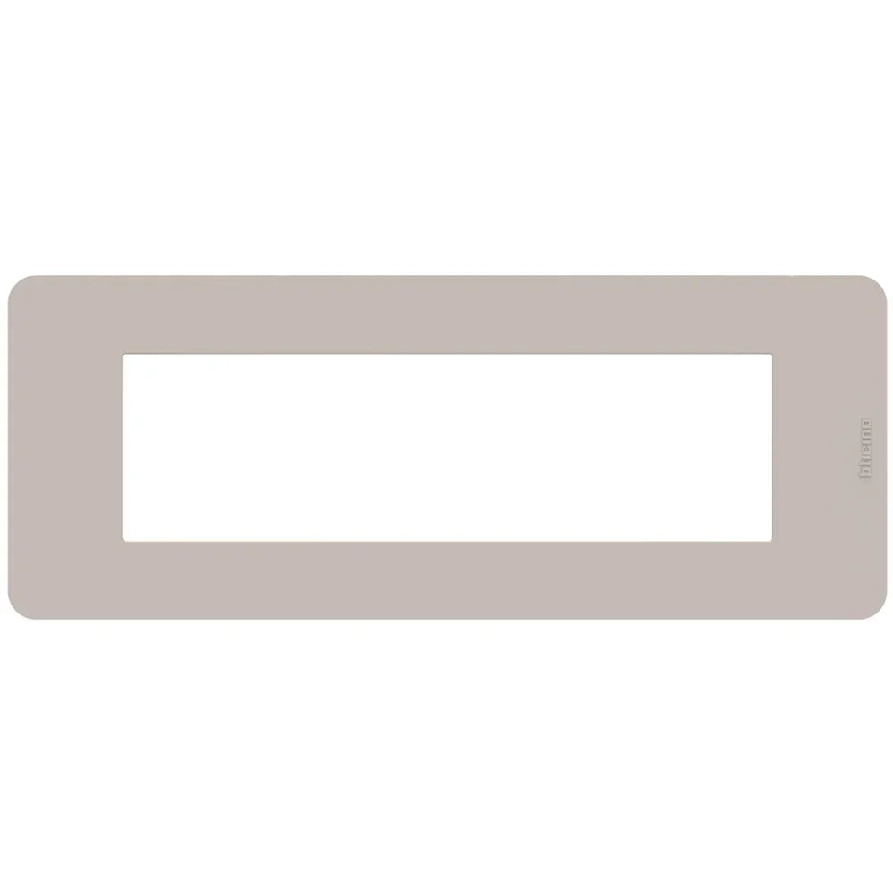 Placca Bticino MatixGO Tones 7 moduli sand JA4807TS