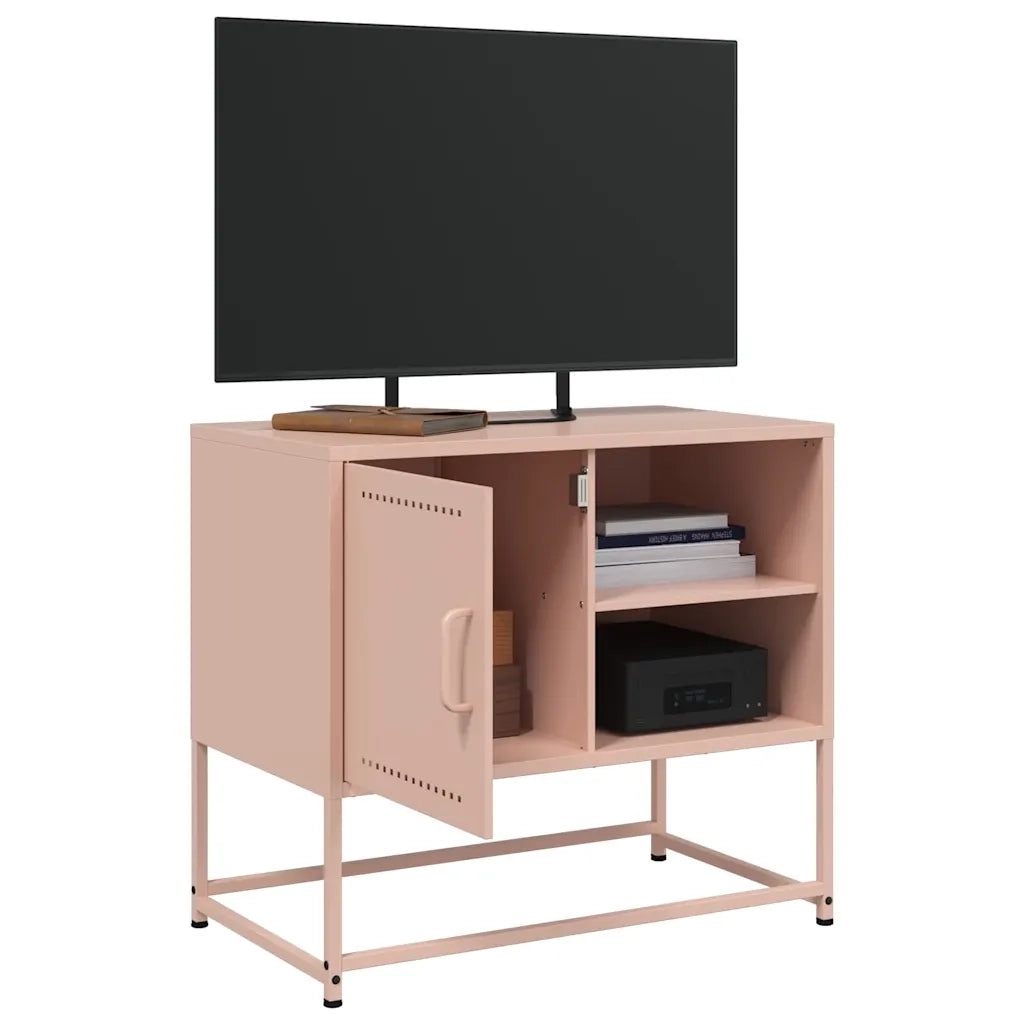 Mobile TV Rosa 68x39x60,5 cm in Acciaio 846519