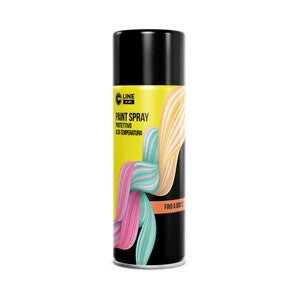 C PAINT SPRAY PROTETTIVO ALTA T 600C NERO 400ML 9005- C LINE CRAFT- 6,0 pz