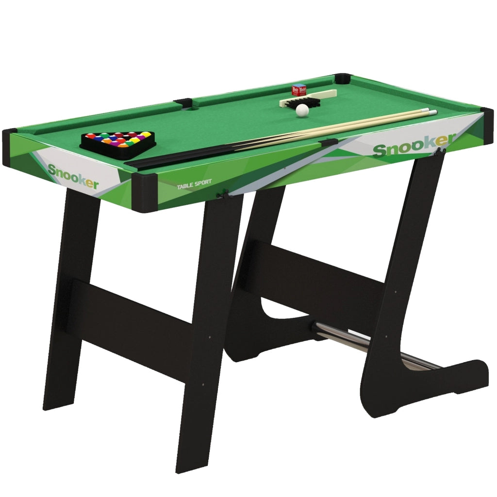 Tavolo da biliardo pieghevole 104 cm con accessori ¨C Minimal ¨C Verde