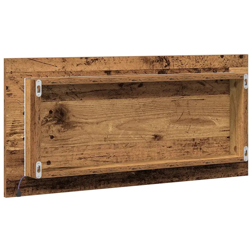 Specchio Legno vecchio 80 x 37 cm Vetro e Legno Ingegnerizzato 863306
