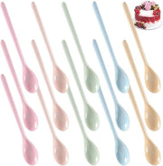 Esetti in plastica riciclabili da 15 pezzi in diverse colori per dessert e tè