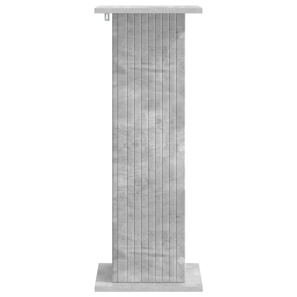 Supporto per piante Grigio Cemento 30,5 x 30 x 80,5 cm 899768