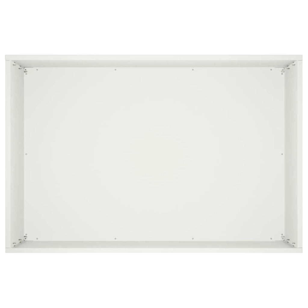 Vaso da giardino 2 pz Bianco 60 x 40 x 50 cm 8005697