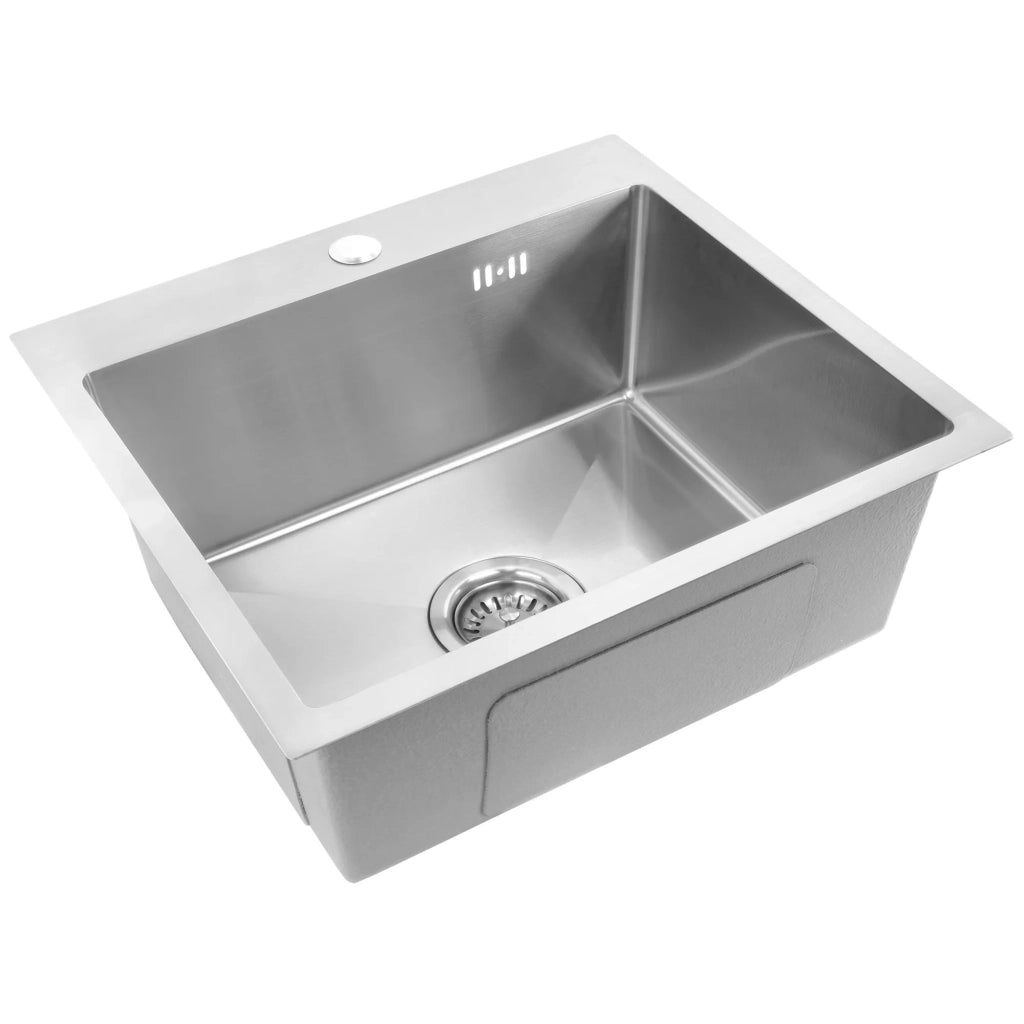 Lavello In Acciaio Liam Brush Nickel con rubinetto da cucina