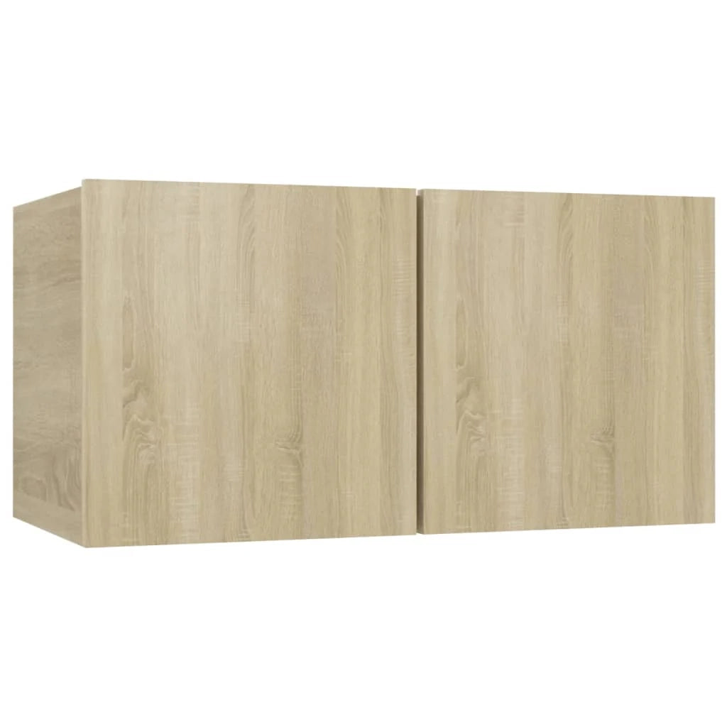 Mobile TV multimediale mensola TV credenza TV sala da pranzo soggiorno camera da letto a parete rovere Sonoma legno ingegnerizzato marrone 02_0028168