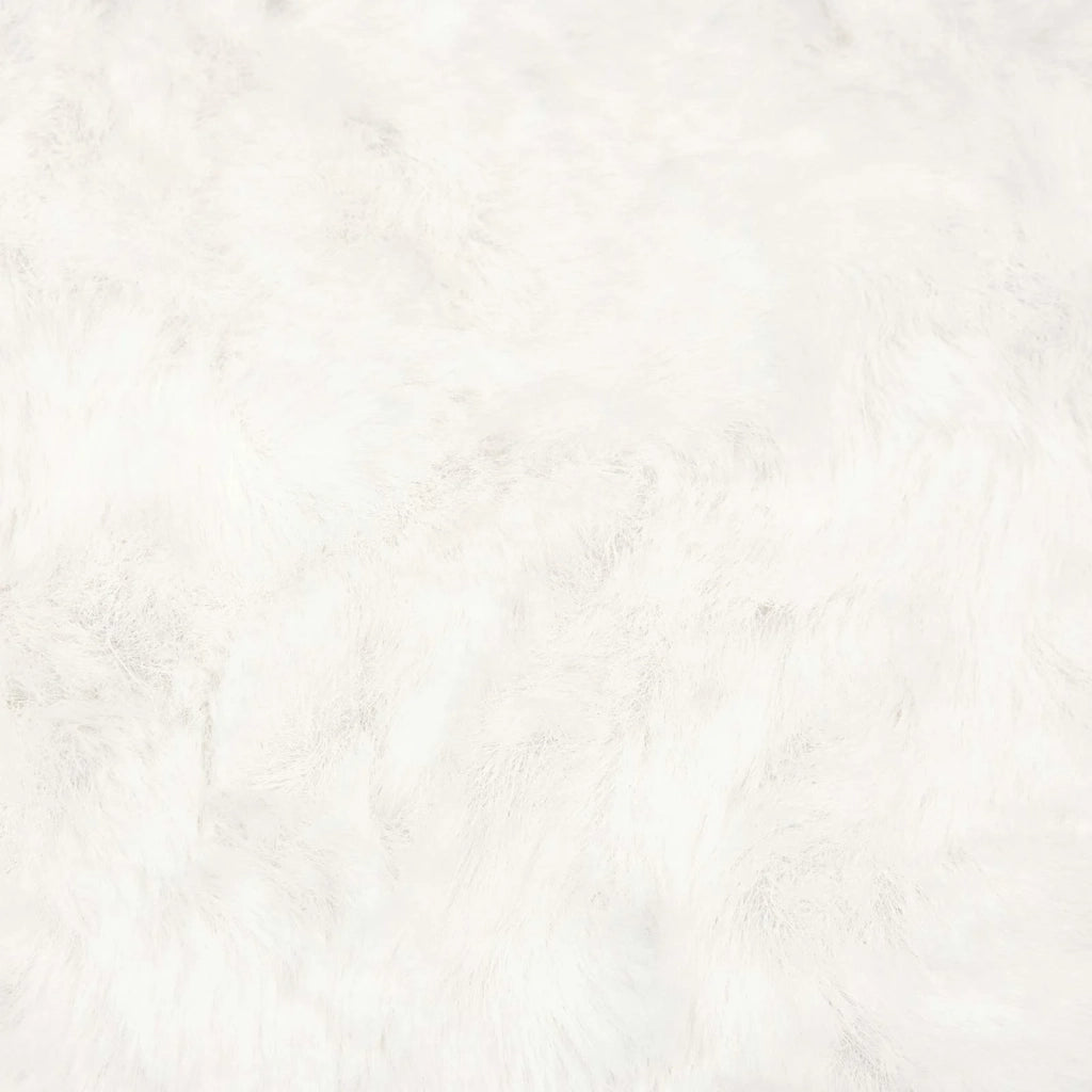 Tappeto antiscivolo in sintetica di coniglio OLITE Crema 42021671